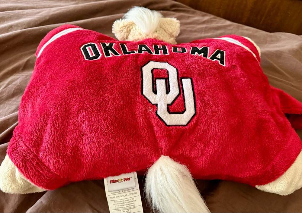 Pillow Pets NCAA University of Oklahoma Sooners Mascot Plush Pillow Toy